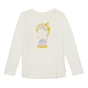 TOM TAILOR Shirt met lange mouwen voor meisjes, 12906-wol wit, 92/98 cm