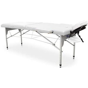 QUIRUMED Vouwstoel van aluminium Easy 186 x 66 cm, wit