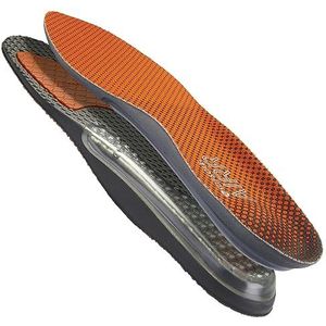 Sof Sole AIRR Performance Inlegzolen voor heren, volledige lengte, gel inlegzool, oranje, 7-8.5