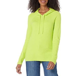 Amazon Essentials Dames Soft Touch Hooded Pullover Sweater, Lime Groen, Medium