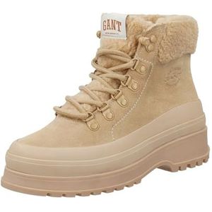 GANT - Veterlaarsjes - Nude - Imitatieleder - Middelhoge Hak