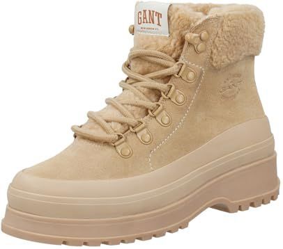 GANT - Veterlaarsjes - Nude - Imitatieleder - Middelhoge Hak