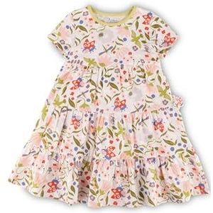 Sigikid meisjesjurk kinderjurk, wit/roze/groen, 128