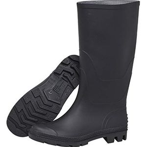 GEBOL Rubberen laarzen Basic uit PVC kleur zwart maat 43