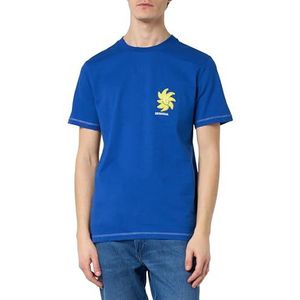 Desigual Men's TS_Julien 5036 Blue Klein T-shirt, XL, blauw, XL