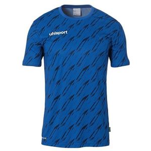 uhlsport Progressive 28 Jersey Korte Mouw Voetbalshirt Sport T-shirt voor Kinderen en Volwassenen - Herensnit - Ademend Voetbalshirt