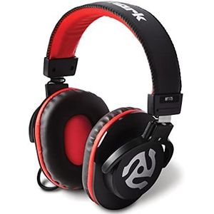 Numark HF175 – Over ear DJ koptelefoon met gesloten achterkant, 40 mm drivers, oorkussens voor mixen en dj-monitoring, 3 m kabel meegeleverd