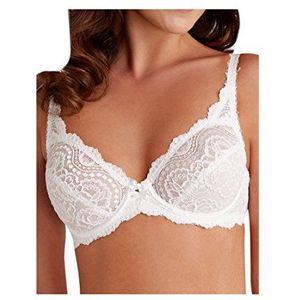 Playtex Dames BH kant en bloemen, Wit., 85B