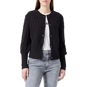 ICHI IHPOLITE CA gebreide jas voor dames, 194008/zwart, S