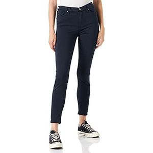 7 For All Mankind Hw Skinny Crop Jeans voor dames, Blauw (Donkerblauw Lm), 32