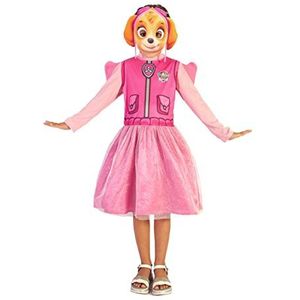 Ciao 117845-7 Skye costume disguise girl official Paw Patrol (Size 5-7 years) With mask,Roze
