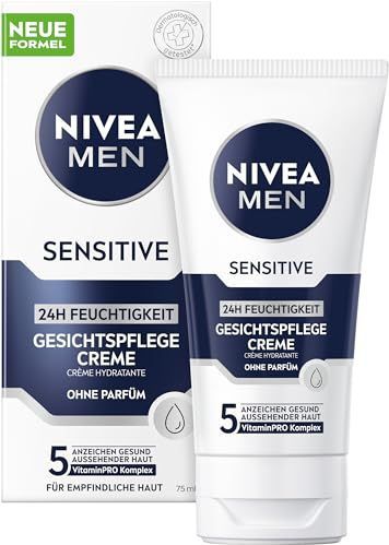 Nivea Men Sensitive - Gezichtscrème - 75 ml - Natuurlijke Ingrediënten