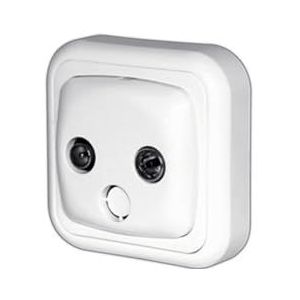 FM-antennehouder met elegant ivoorkleurig oppervlak. Verbetert de signaalontvangst en past stijlvol in elke kamer en perfectioneert uw entertainmentervaring.