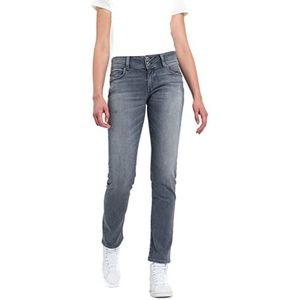 Cross Jeans dames Loie Jeans, grijs used, normaal, Grey Used, 29W x 32L