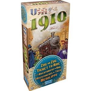 Days of Wonder, Ticket to Ride USA 1910 Board Game EXPANSION, Ages 8+, For 2 to 5 Players
