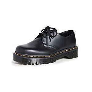 Dr. Martens 1461, veterschoenen voor dames, zwart glad, 39 EU