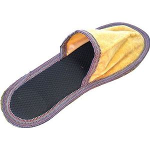 Glooke Geselecteerde Set van 10 Vilt Gesloten Goedkope 44/45 Slippers voor Thuis, Multi kleuren, One Size