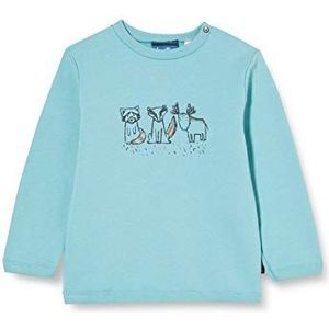 Sanetta Baby-jongens Ice Blue sweatshirt, blauw, 56 cm