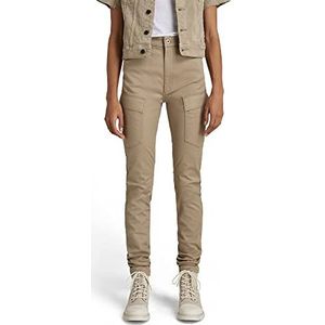 G-STAR RAW Kafey Cargo Ultra High Skinny Pants voor dames, beige/kaki (boomhuis C105-c941), 28W x 30L