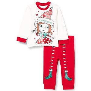 Chicco, Geschenkdoos: lange kerstpyjama , Meisjes, Rood (424), 15 maanden