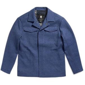 G-STAR RAW Chore Wool JKT Herenjas, blauw (rank blue D24746-D445-868), L