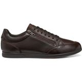GEOX - Renan - Sneakers - Donkerkastanje - Leer