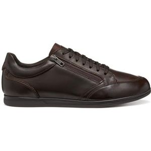 GEOX - Renan - Sneakers - Donkerkastanje - Leer