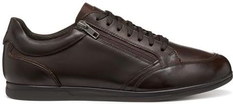 GEOX - Renan - Sneakers - Donkerkastanje - Leer