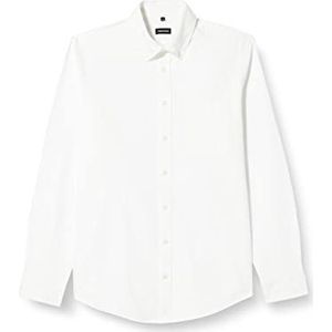 Seidensticker Heren Regular Fit shirt met lange mouwen, wit, S, wit, S