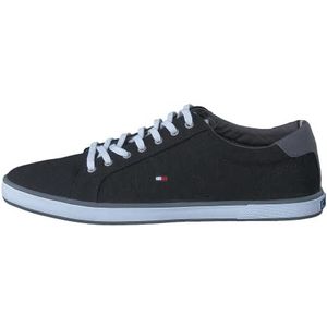 Tommy Hilfiger Iconic Long Lace Sneakers voor heren, blauw/zwart., 47 EU