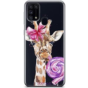 ERT GROUP mobiel telefoonhoesje voor Samsung A31 origineel en officieel erkend Babaco patroon Giraffe 001 optimaal aangepast aan de vorm van de mobiele telefoon, gedeeltelijk bedrukt