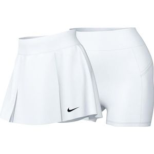 NIKE W Nk Df CLB Skrt Reg sportrok voor dames, zwart/wit, M