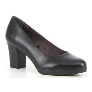 Jana Softline 8-22471-41 Comfortabele extra brede comfortabele schoen klassieke alledaagse schoenen zakelijke eenvoudige pumps, zwart, 42 EU Breed