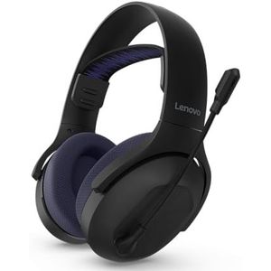 Lenovo - Legion H410 - Draadloze Gaming Headset - Zwart/Donkerpaars
