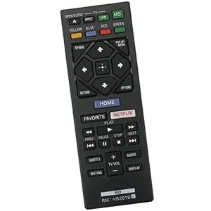 ALLIMITY Afstandsbediening RMT-VB201U voor Sony Blu-ray-speler BDP-BX370 BDP-S1700 BDP-S3700 BDP-S6700 UBP-X700