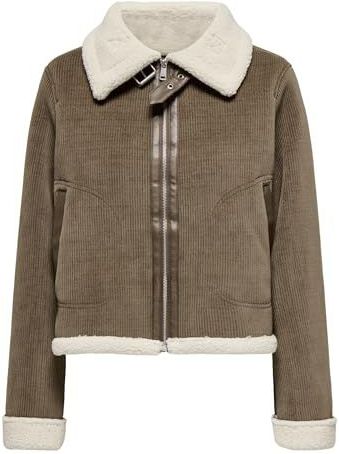 ONLY - Tussenjas - Natuurwit - Brokaat