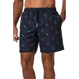 Jay-PI Sports, heren, grote maten, zwemshorts, minimale print, 20 cm zwemshorts, minimale print, 20 cm, Donkerblauw, XL