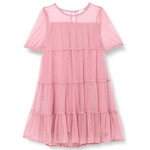 s.Oliver Junior Girl's jurk, kort, roze, 92, roze, 92 cm