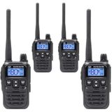 PNI PMR R45 PRO - Draagbare Radiostations - 446MHz - Set van 4 - 99 Programmeerbare Kanalen