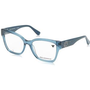 KARL LAGERFELD KL6111R bril, blauw, 54/17/140 voor dames, Blauw