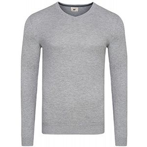 Lee Heren V-hals gebreide trui, Gris (Grey Mele 37), XL