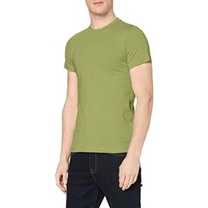 Stedman Apparel Heren James Crew Neck/ST9200 Premium Regular Fit Klassiek T-shirt met korte mouwen, Aarde Groen, S