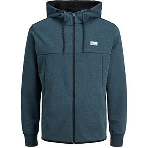 JACK & JONES Jcoair Sweat Noos met capuchon en ritssluiting voor heren. Sweatjack, Orion Blue, S