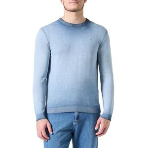 Replay Heren regular fit trui van katoen, 388 Steel Blue, XL