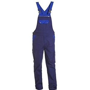 Hydrowear 041008 Petten Afbeeldingslijn Bib Trouser, 65% Katoen/35% Polyester, 62 Size, Navy/Royal blue