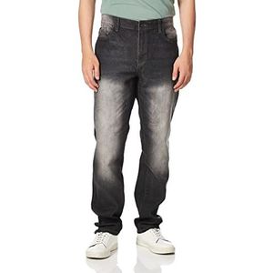 Southpole Heren Stretch Basic Denim Skinny Fit Jeans, dk.Sand Blue, 30/32