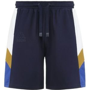 Kappa - Gnaco - Sportshort - Blauw Marine en Wit en Blauw Royal