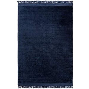 benuta NATURALS Tapijt, blauw, 140 x 200 cm