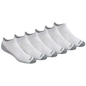 Dickies Dri-tech Moisture Control No Show-sokken voor heren, verkrijgbaar in M-XXL (6, 12 paar), Wit (6 paar), Large