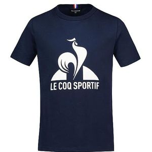 Le Coq Sportif Uniseks T-shirt voor kinderen, Jurk Blues, 8 Jaar